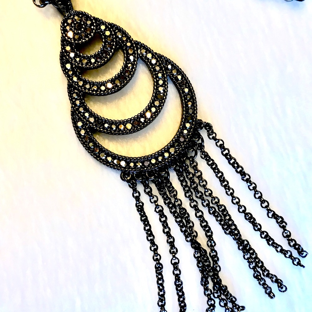 Liz Claiborne Black Necklace